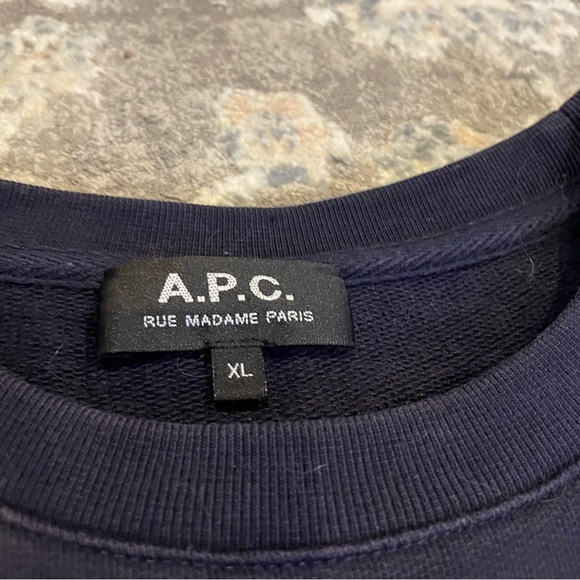 A.P.C. Men's Navy Sweater - Picture 5 of 5